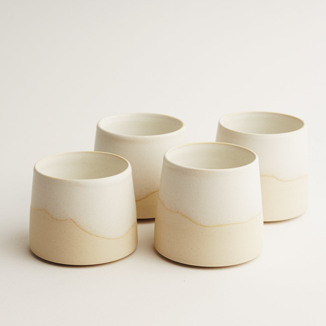 Liana White Cups