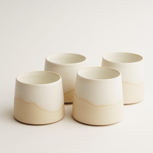 Liana White Cups