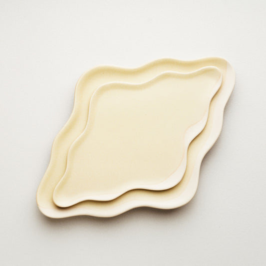 Vivijana Pastel Yellow Plates