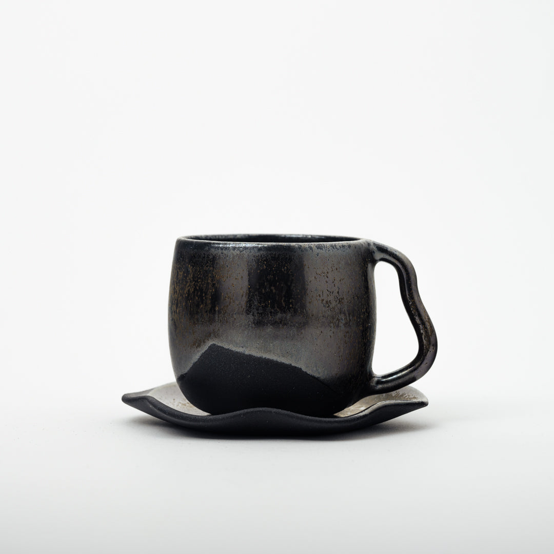 Cup Evelin Black-Silver