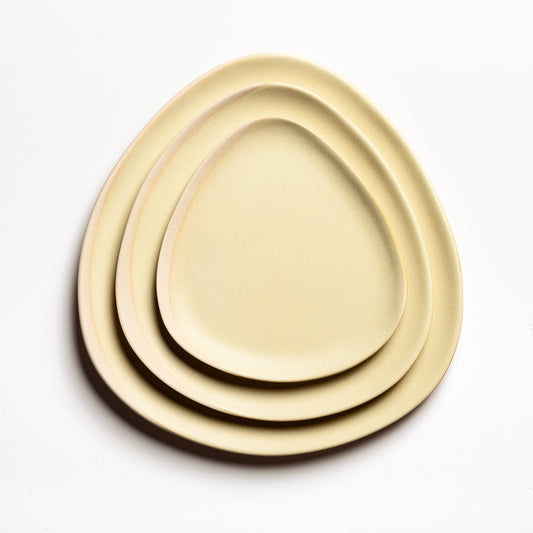 Plates Eleonora Pastel Yellow