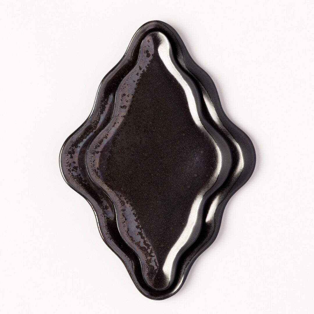 Vivijana Plates Black-Silver