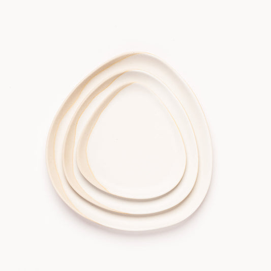 Plates Eleonora White